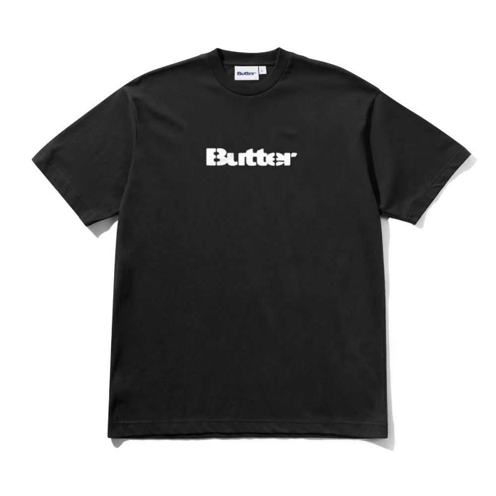 Butter Goods Stencil Logo T-Shirt Black