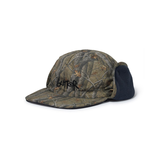 Butter Goods Polartec Reversible Trapper Cap Forest Camo/Navy