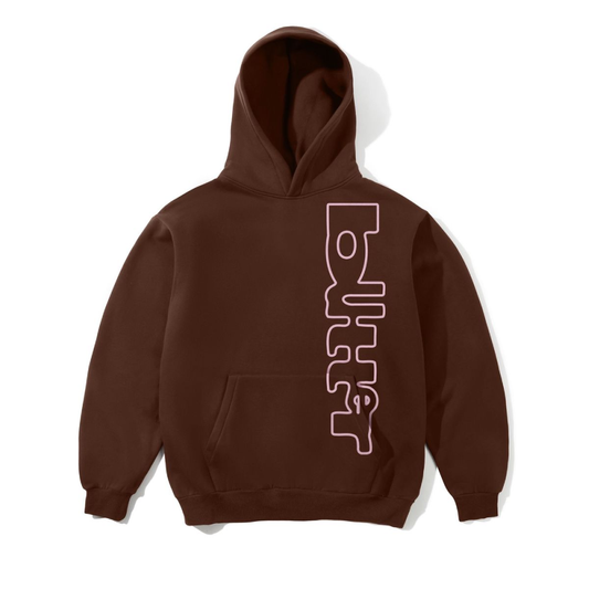Butter Goods Warped Pullover Hood Dark Brown
