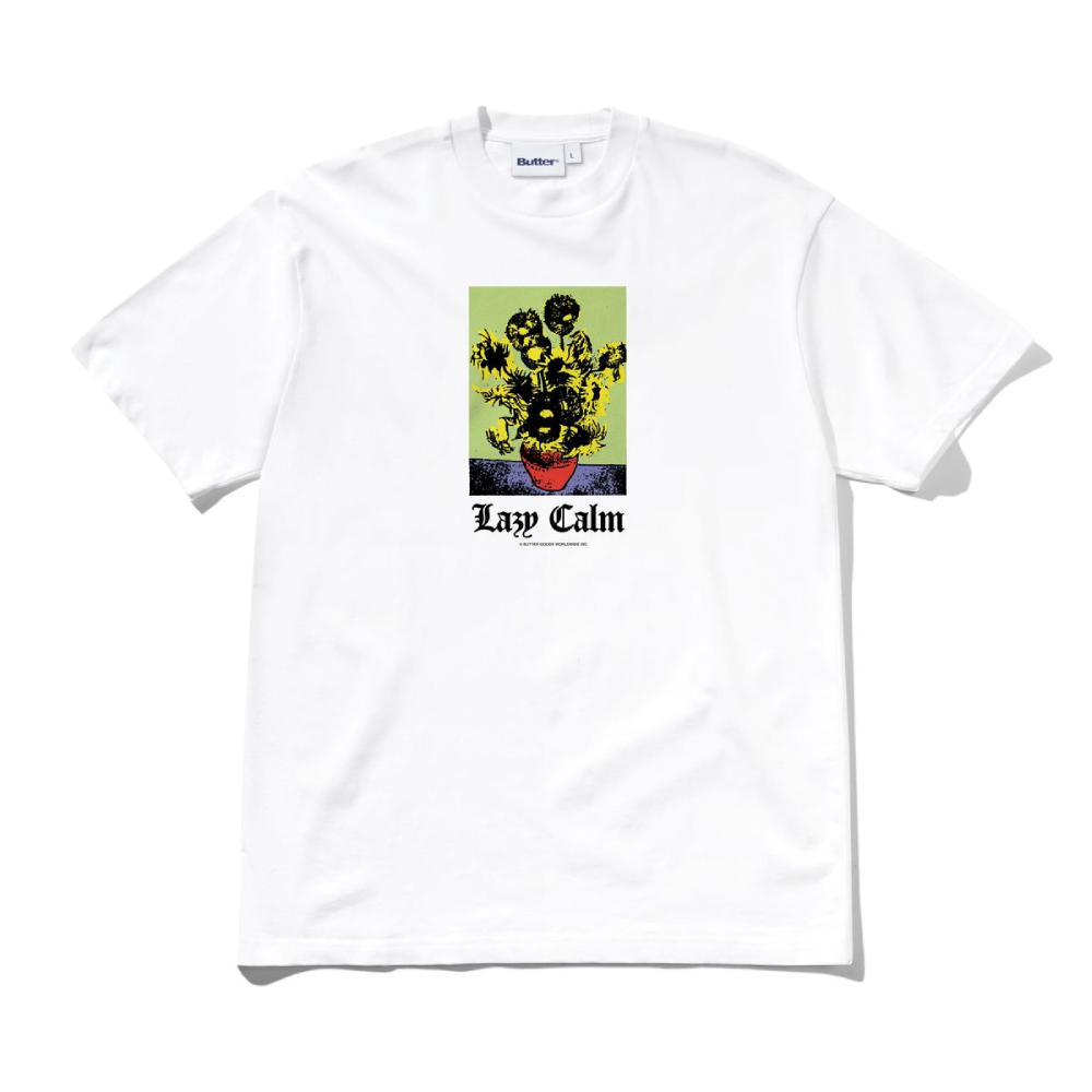 Butter Goods Lazy Calm T-Shirt White