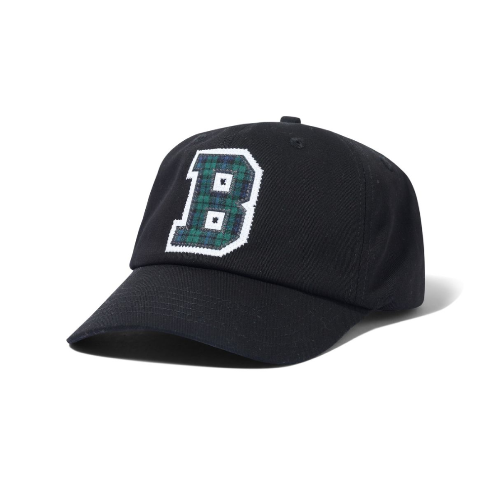Butter Goods Collegiate 6 Panel Cap Black