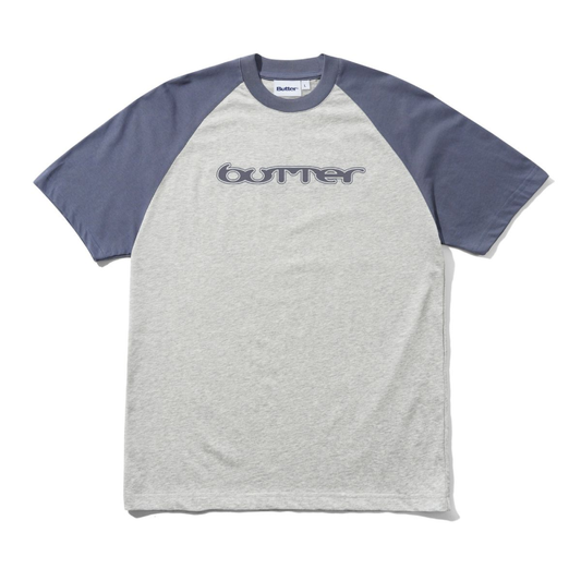 Butter Goods Witness Raglan T-Shirt Slate/Ash