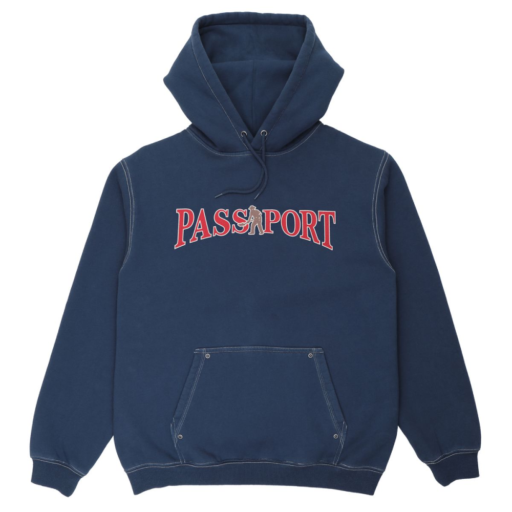 Pass~Port Official Contrast Hood Washed Navy