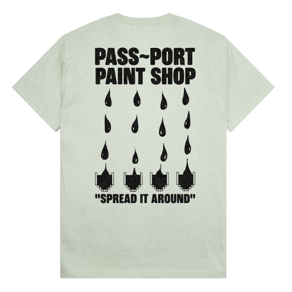 Pass~Port Shop Rules T-Shirt Harbour Grey