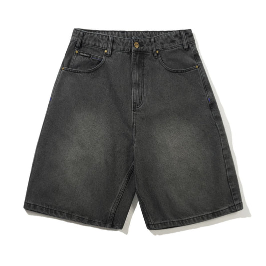 Butter Goods Baggy Denim Shorts Faded Black