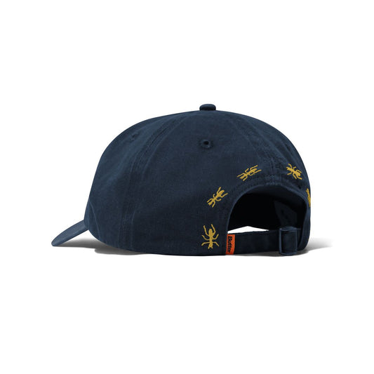 Butter Goods Ants 6 Panel Cap Washed Navy