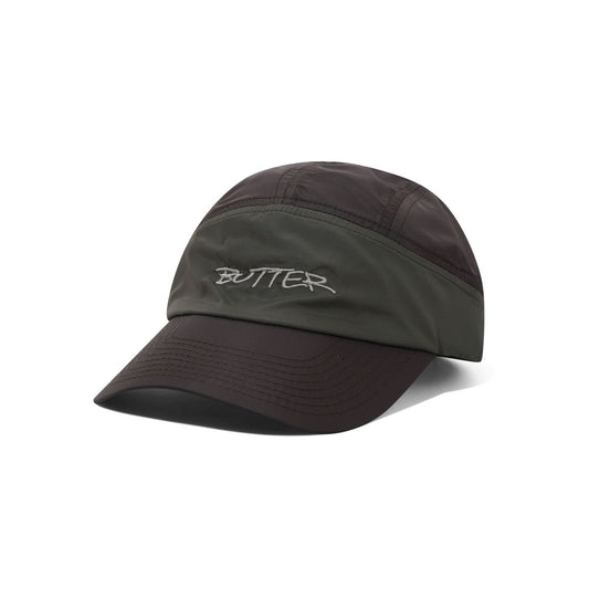 Butter Goods Stride Running Cap Army/Brown