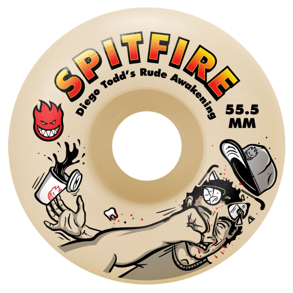 Spitfire Classic Formula 4 Rude Awaking Diego Todd 99D Wheels 53.5mm