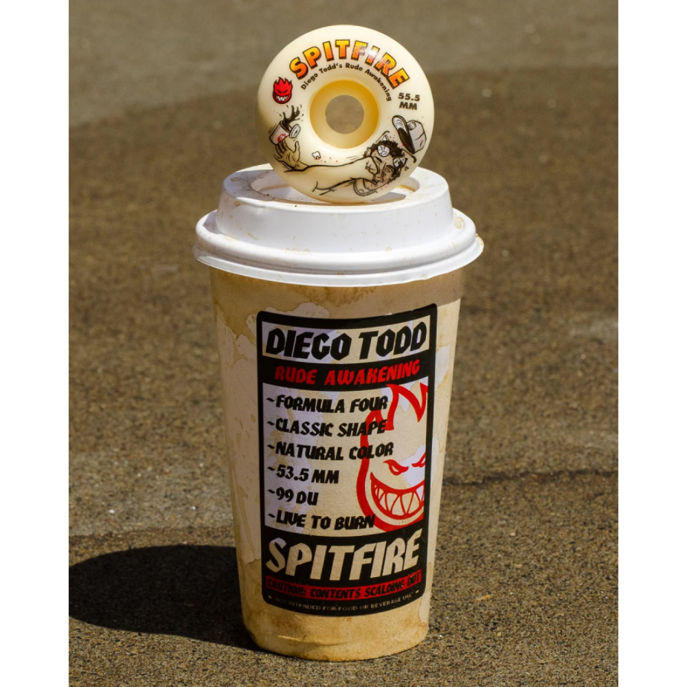 Spitfire Classic Formula 4 Rude Awaking Diego Todd 99D Wheels 53.5mm