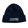 Baker Jagged Navy Cuff Beanie