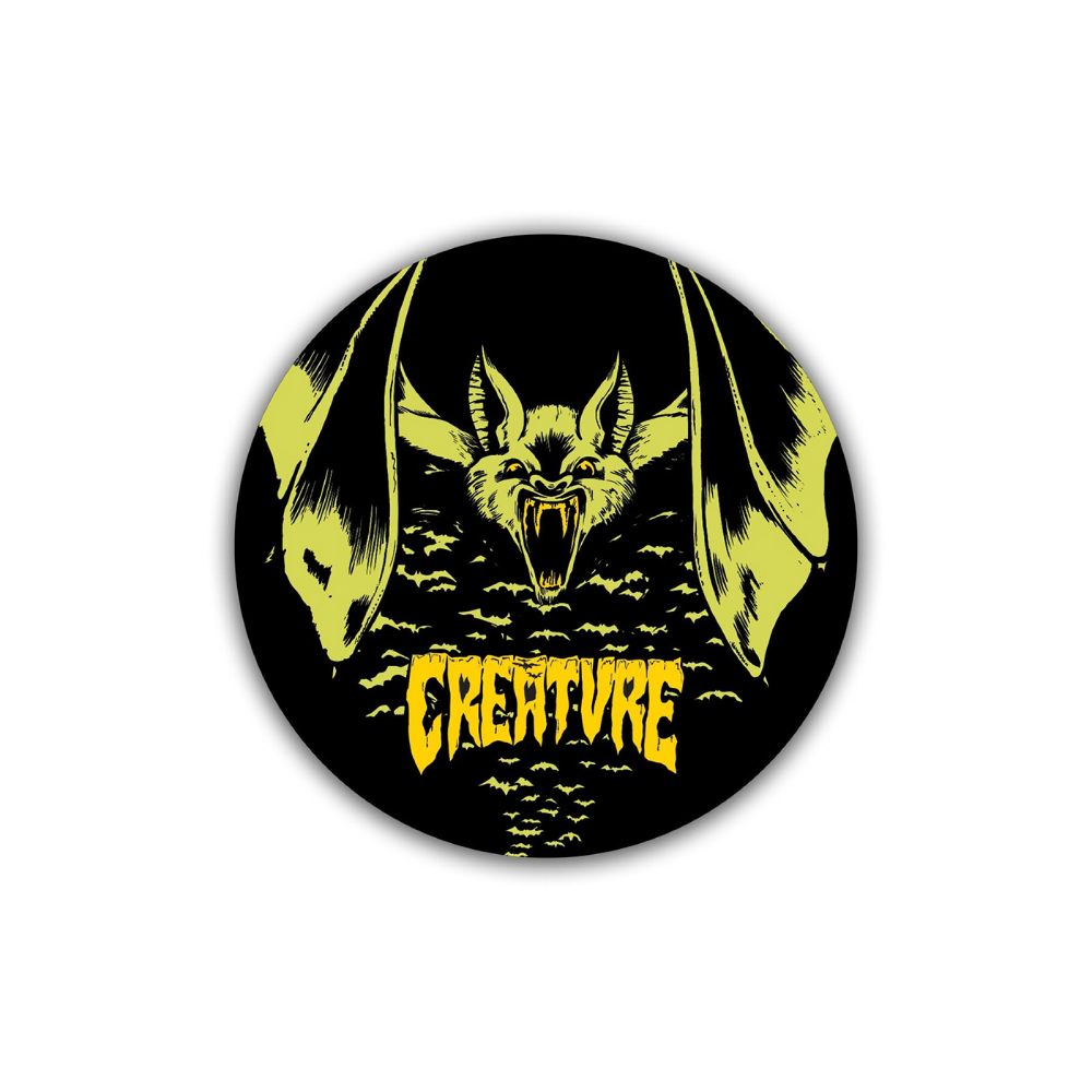 Creature Bat Relic Sticker Black
