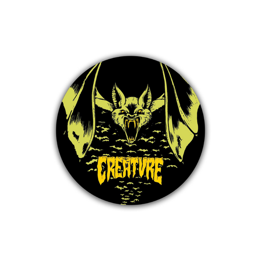 Creature Bat Relic Sticker Black