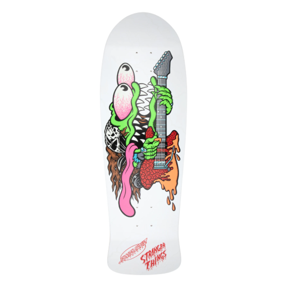 Santa Cruz X Stranger Things Meek Slasher Eddie Reveal Deck 10.1