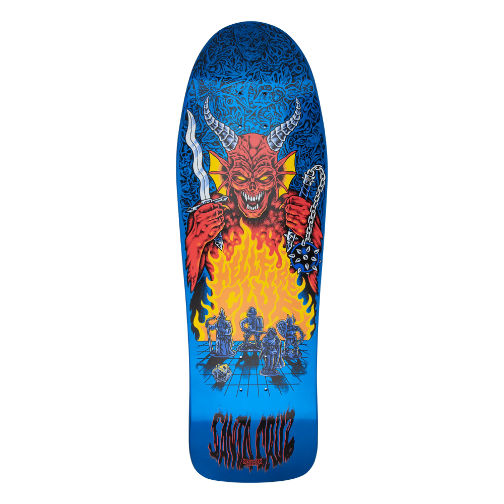 Santa Cruz X Stranger Things Knox Hellfire Pit Deck 10.07