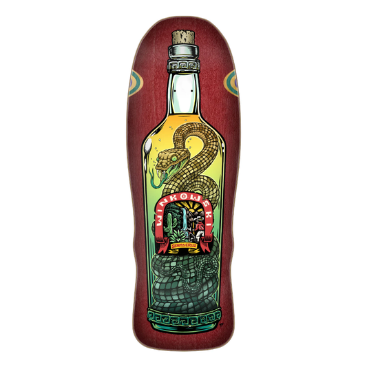 Santa Cruz Skateboards Winkowski Agave Snake Shaped 10.35 Deck