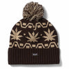 HUF Apres Cuff Pom Beanie Brown