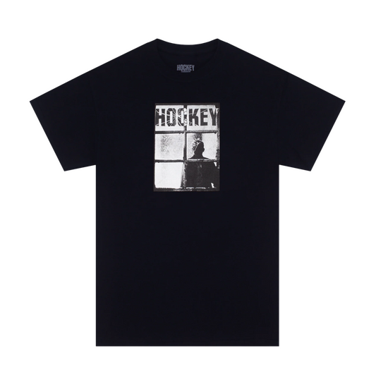 Hockey Temporary Site T-Shirt Black