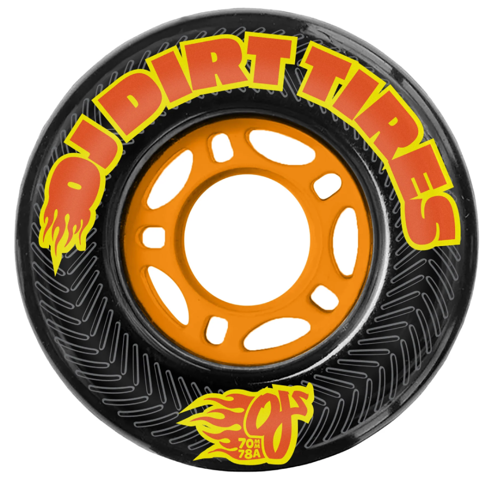 OJ Wheels Dirt Tires Black 78A 70mm