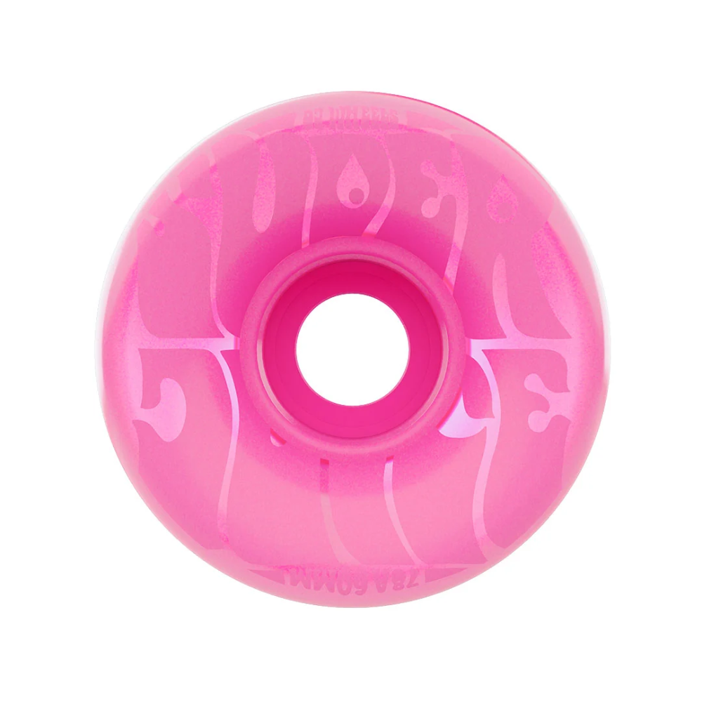 OJ Wheels Pink Bubble Gum Transparent Pink Super Juice 78a 60mm