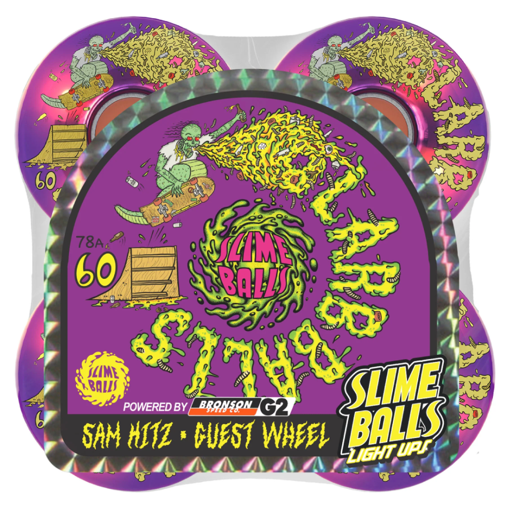 Slime Balls Sam Hitz OG Slime Light Up 78a 60mm