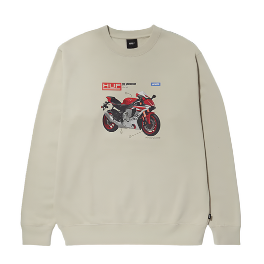 Huf 420 CC Crewneck Stone