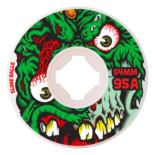 Slime Balls Roskopp Face 2 White Hardline 95a 54mm