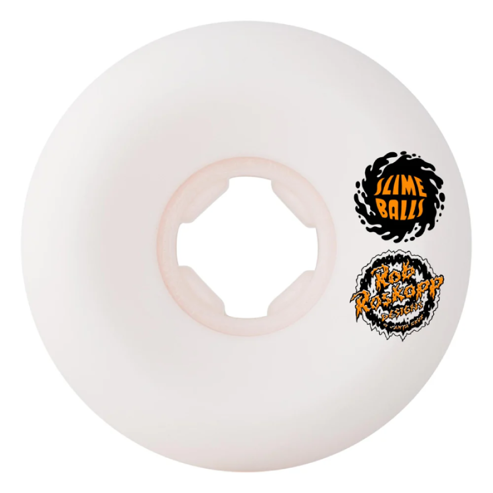 Slime Balls Roskopp Face 2 White Hardline 95a 54mm