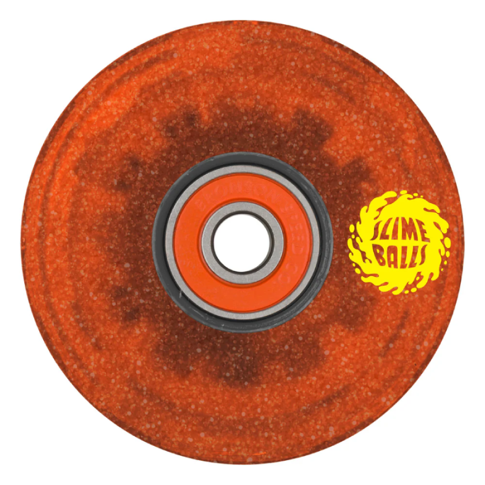 Slime Balls Frog Trips Red Glitter OG Slime Light Up Wheels 78a 60mm