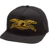 Anti Hero Basic Eagle Embroidered Cap Black/Yellow