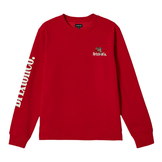 Brixton Inwood Crew Crimson