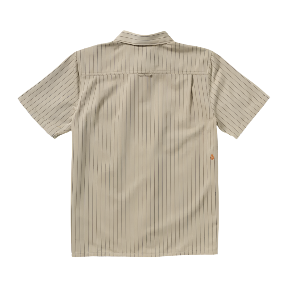 Volcom Trade Stone Short Sleeve Shirt Light Khaki