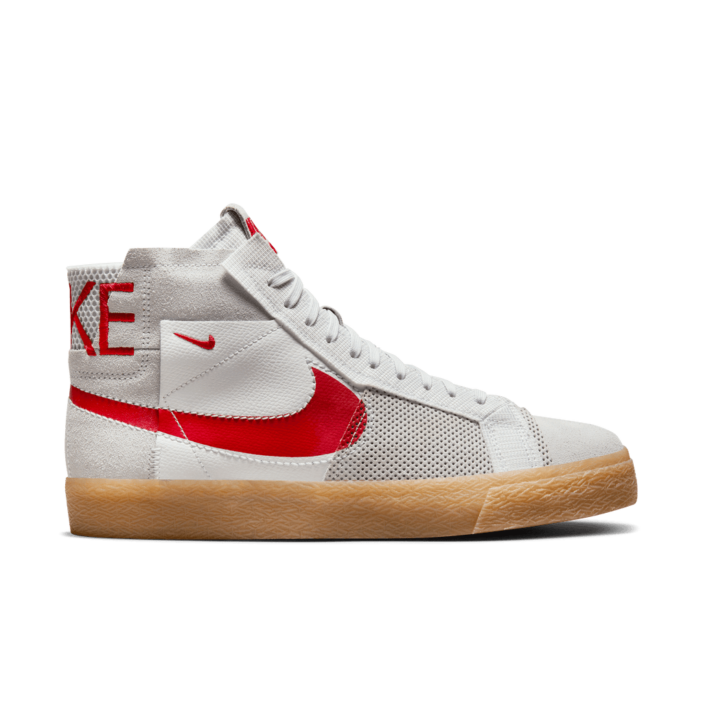 Nike SB Blazer Mid Premium White Red The Skateboard Shop