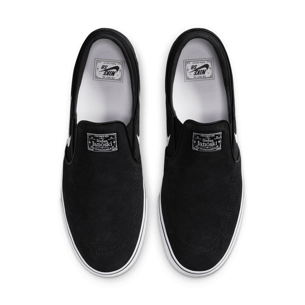 Nike SB Janoski+ Slip On Black/White
