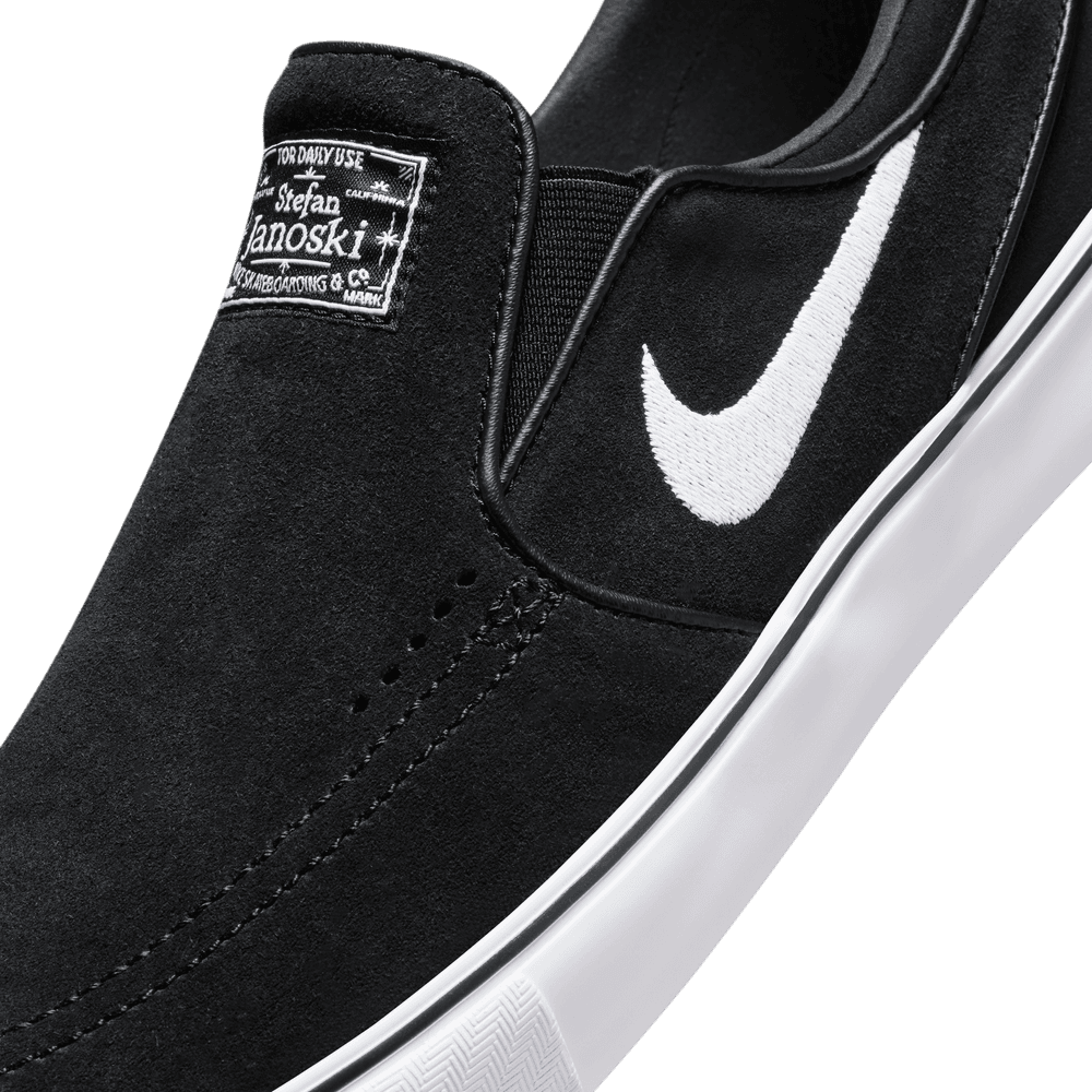 Nike SB Janoski+ Slip On Black/White