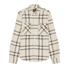 Brixton Bowery Heavy Weight L/S Flannel Beige/Off White