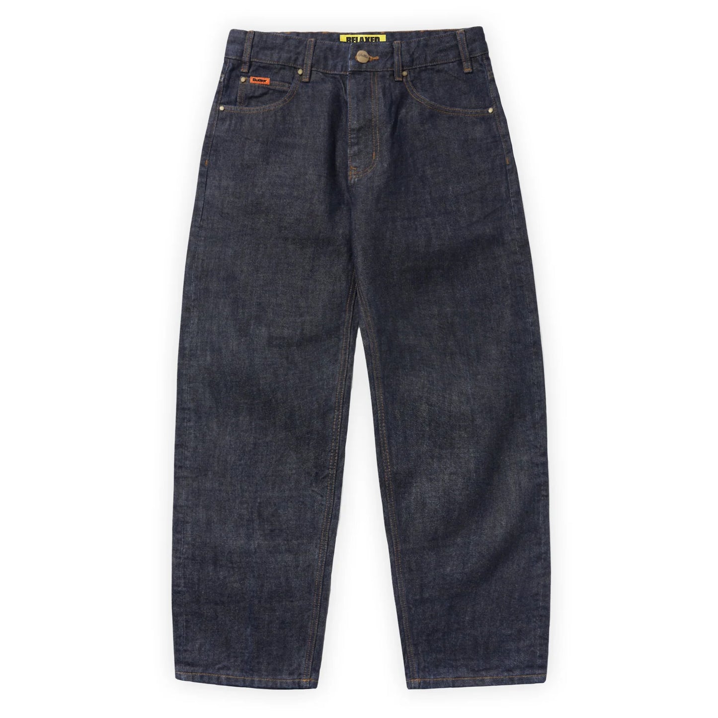Butter Goods Relaxed Leg Denim Jeans Selvedge Blue