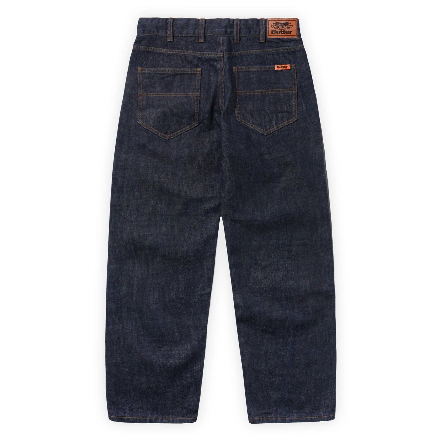 Butter Goods Relaxed Leg Denim Jeans Selvedge Blue