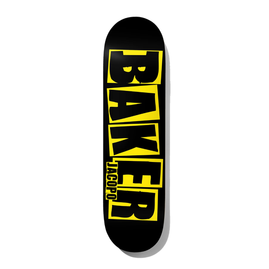 Baker Jacopo Brand Logo Danger YLW Deck 8.0