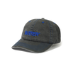 Butter Rounded Logo 6 Panel Cap Washed Black