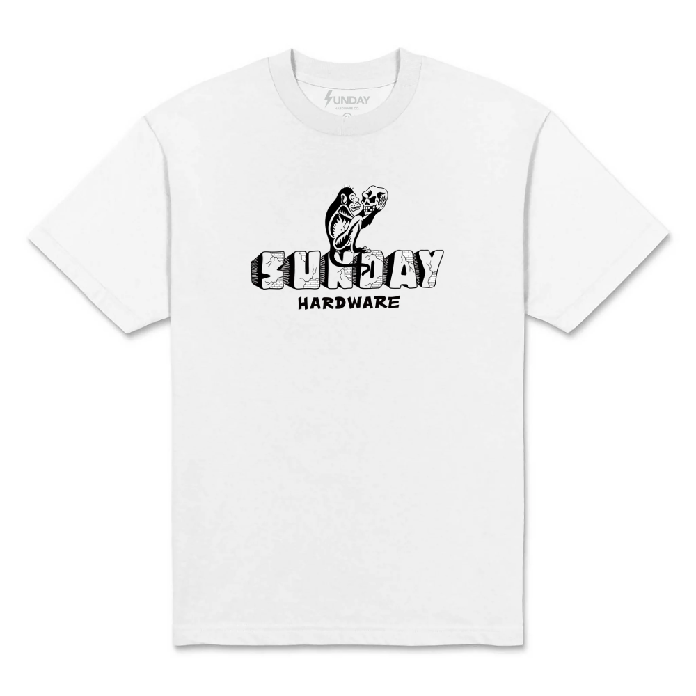 Gorilla Brick T-Shirt White/Black