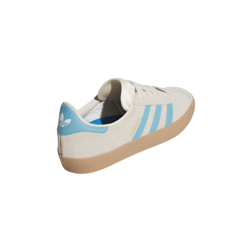 Adidas Gazelle ADV Wonder White/ Preloved Blue/ Gum The Skateboard Shop Adidas Gazelle ADV Wonder White/ Preloved Blue/ Gum The Skateboard Shop