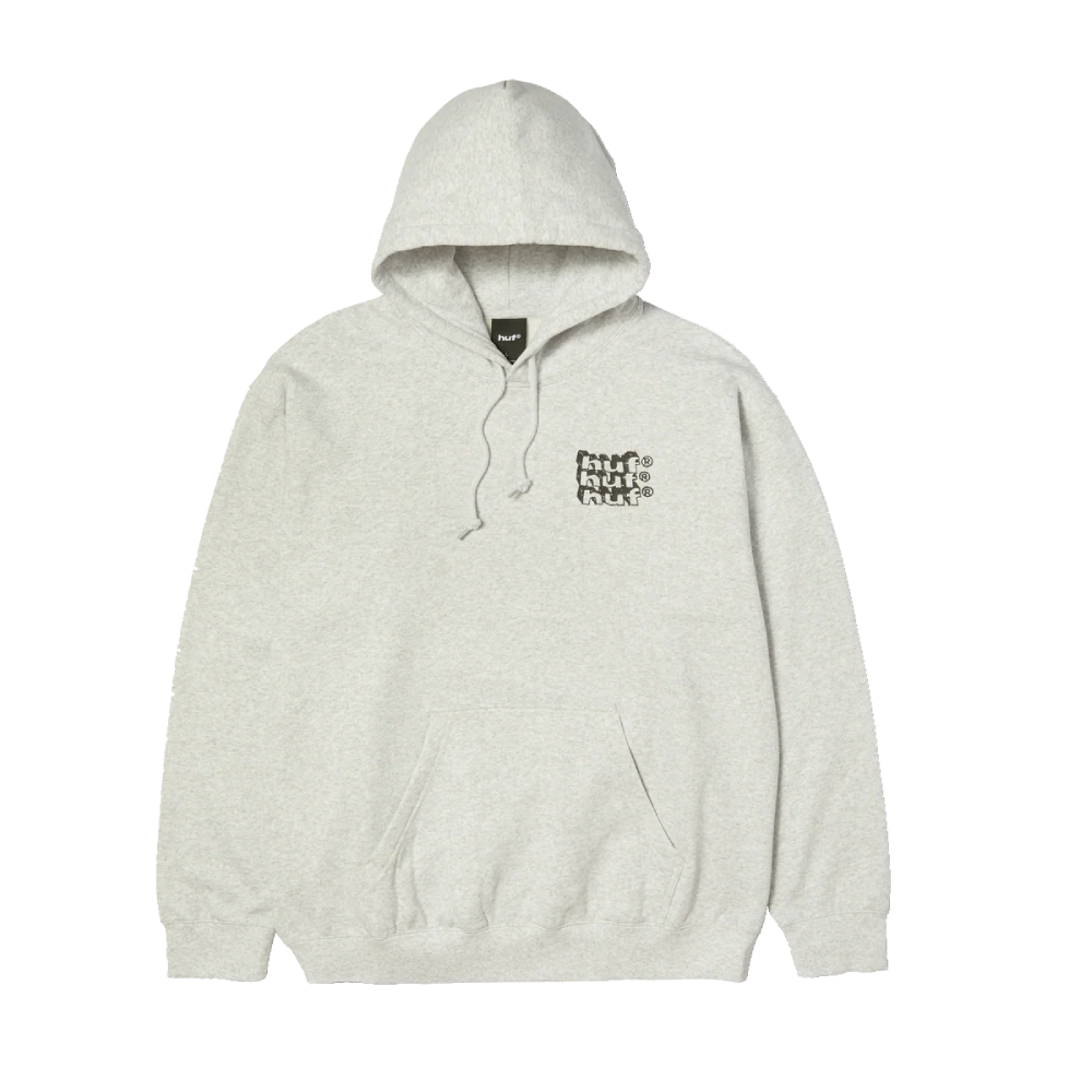 Huf Hand Stacked Hood Heather Grey