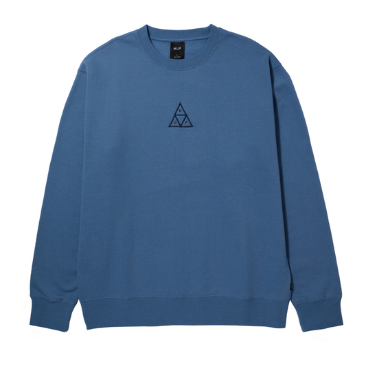Huf Triple Triangle Crewneck Slate Blue