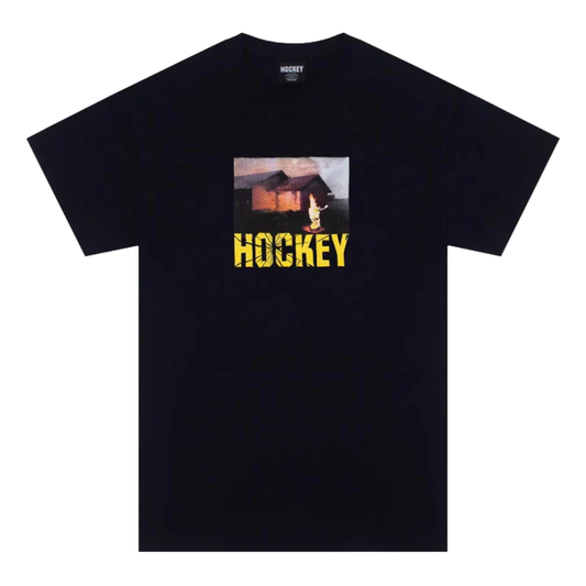 Hockey Windows Up T-Shirt Black