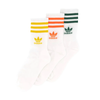 Adidas Crew Sock 3 Pack Gold/Orange/Green
