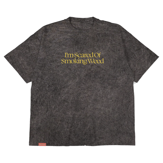 Jacuzzi Unlimited Scared Weed Mineral Wash T-Shirt Grey