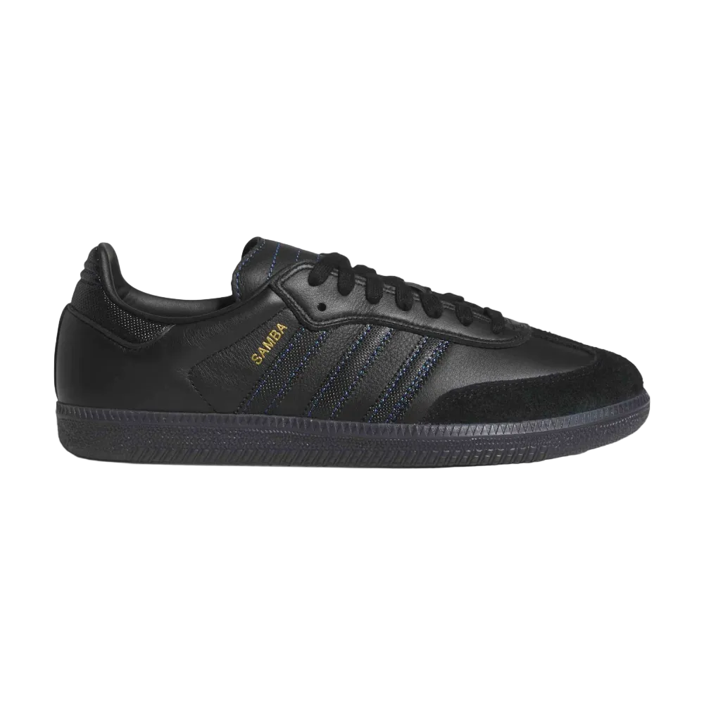 Adidas Samba ADV Black/Black/Royal Blue