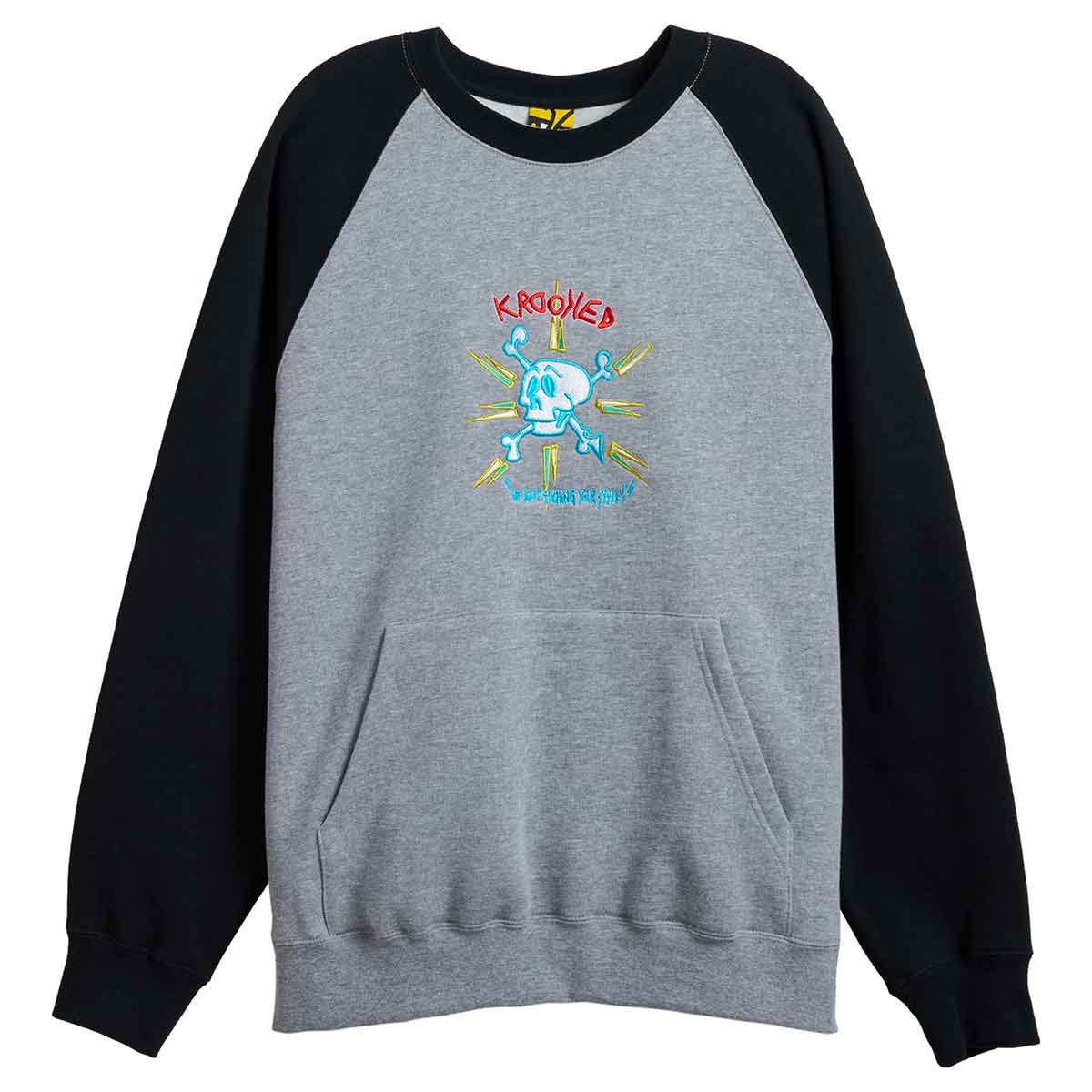 Krooked Crew Style Heather Grey/ Black