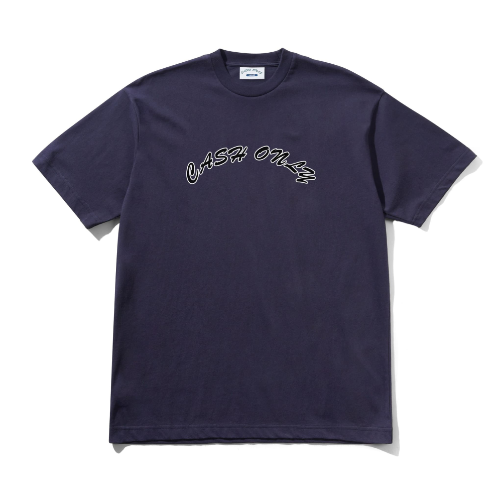Cash Only Logo Navy T-Shirt
