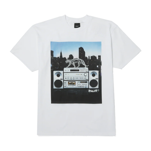 Huf Midnight Radio T-Shirt White